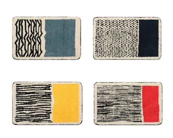Nordic Style Abstract Hand-Crafted Bath Mat - Image 9