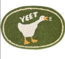 Funny Fluffy Non-Slip Duck Bath Mat – Cute Bathroom Decor with Soft Comfort