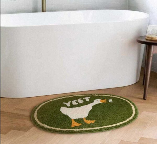 Funny Fluffy Non-Slip Duck Bath Mat – Cute Bathroom Decor with Soft Comfort - Image 4