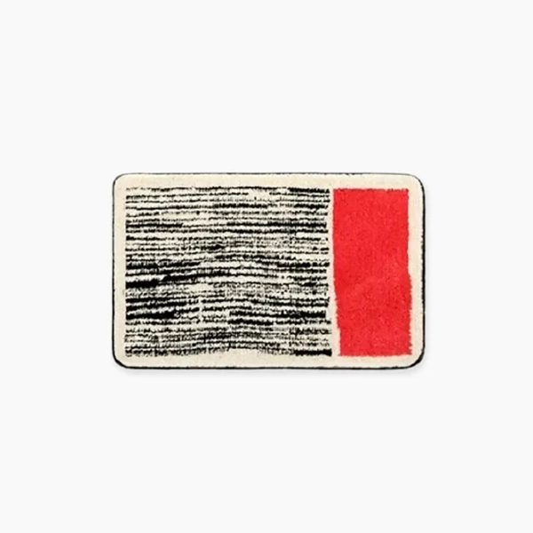 Nordic Style Abstract Hand-Crafted Bath Mat - Image 17