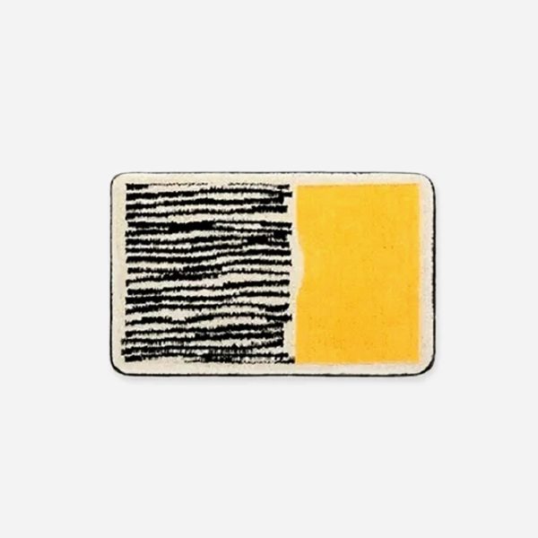 Nordic Style Abstract Hand-Crafted Bath Mat - Image 19