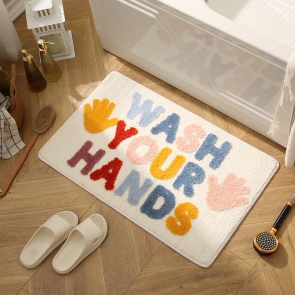 Splish Splash Bath Mat | Absorbent Non-Slip Bathroom Rug with Fun Designs - Image 5