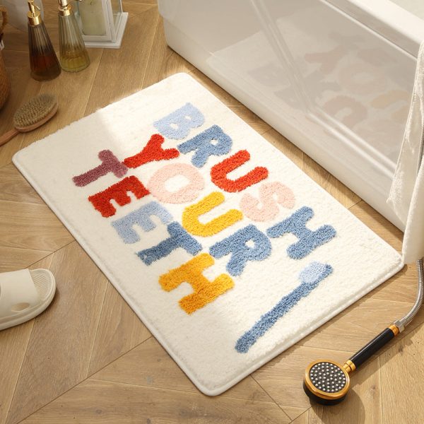 Splish Splash Bath Mat | Absorbent Non-Slip Bathroom Rug with Fun Designs - Image 4