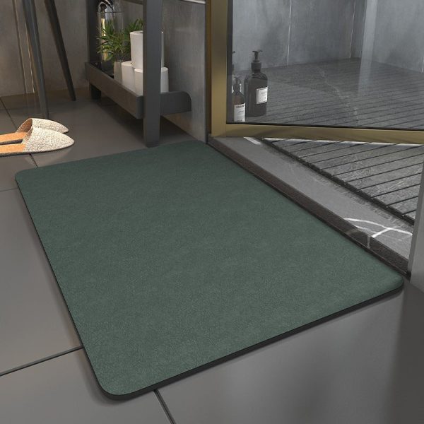 Quick Dry Bath Mat - Sustainable Micro Suede, Non-Slip, Fast-Drying - Image 3