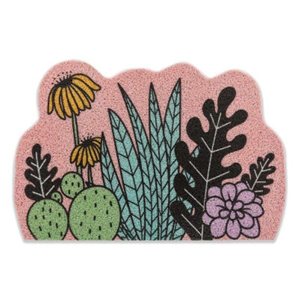 Cactus Mat - Trendy PVC Desert Plant Doormat, Machine Washable for Indoor and Outdoor Use - Image 6