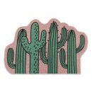 Cactus Mat - Trendy PVC Desert Plant Doormat, Machine Washable for Indoor and Outdoor Use