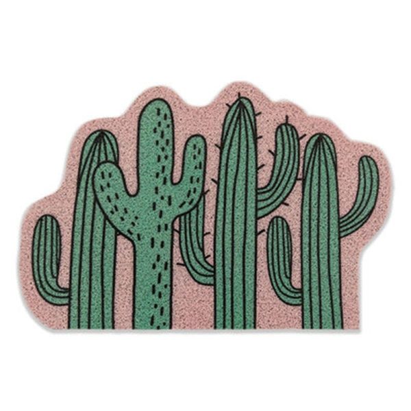 Cactus Mat - Trendy PVC Desert Plant Doormat, Machine Washable for Indoor and Outdoor Use - Image 7
