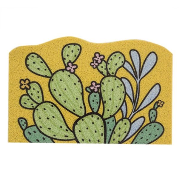 Cactus Mat - Trendy PVC Desert Plant Doormat, Machine Washable for Indoor and Outdoor Use - Image 8